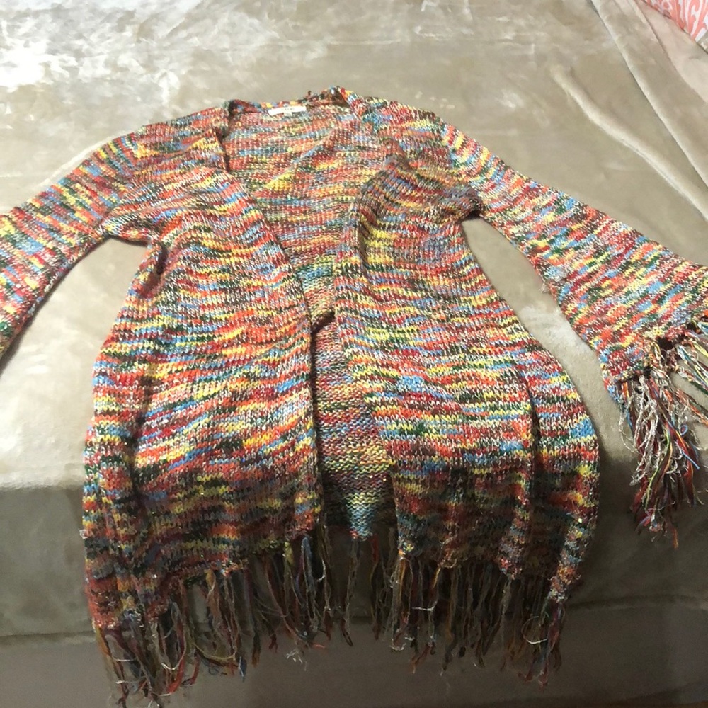 Rainbow cardigan/coat